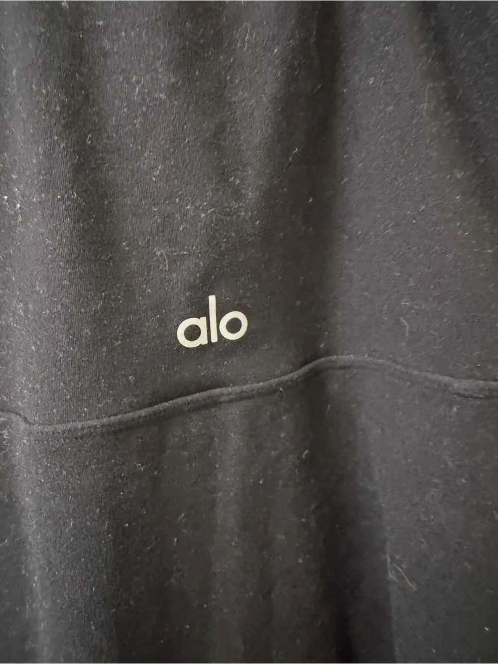 ALO Yoga Black Spaghetti-Strap Mini Dress The top doesn't have pads